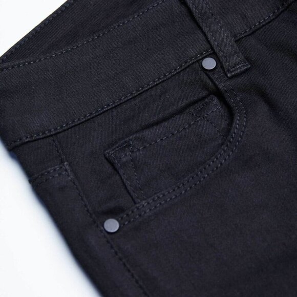 NEW, DSTLD High Waist Black Coated Stretch Skinny Jeans - Picture 6 of 16